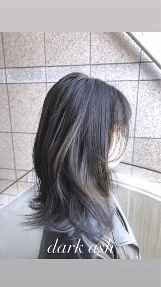 ミディアム カラーアンドケアリタ kitamuuuのヘアスタイル