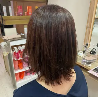 ミディアム カットモデル募集中 💇🏻　福田彩南のヘアスタイル