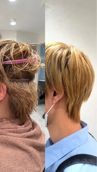 カラー パーマ メンズ ユージ ✂︎ カット／パーマ特化のヘアスタイル