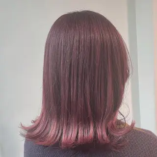 セミロング カラー カットモデル募集 ミネのヘアスタイル