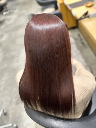 ロング カラー 巻ける髪質改善🫧ハ イライト/永田汰伊智のヘアスタイル