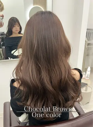 カラー パーマ ヘアアレンジ 二ヶ月綺麗なデザイン カット/星野六三四のヘアスタイル