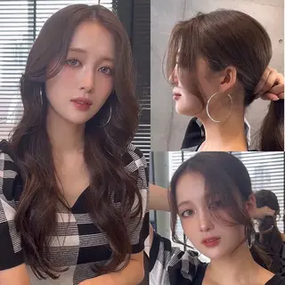 ミディアム カラー 🌫️大人韓国ヘア 🌫️naoyaのヘアスタイル