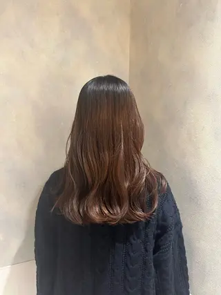 ヘアアレンジ 韓国レイヤー 🎀ダブルカラーのヘアスタイル