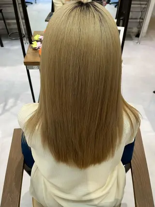 セミロング 🫧松尾彩舞樹🫧 アレンジ/艶カラー✨のヘアスタイル