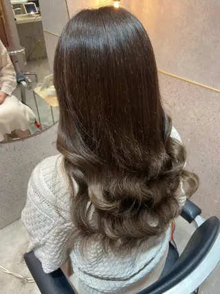 ロング 新宿/韓国ヘア 中明度カラー/かやのヘアスタイル