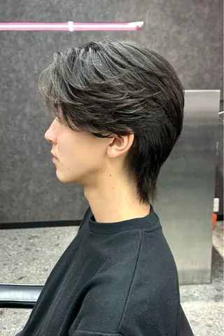 ショート カラー メンズ メンズスタイリスト 前田雄輝のヘアスタイル
