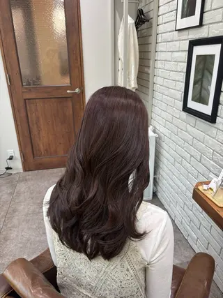 ロング カラー yu kiのヘアスタイル