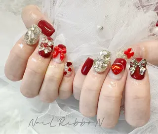 ネイル ネイルリボン 本家のネイルデザイン