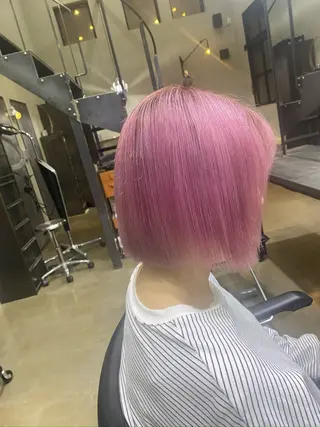 カラー cyan hinaのヘアスタイル