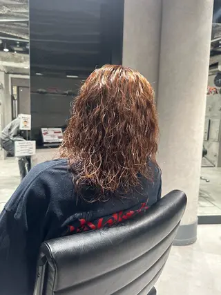 ロング パーマ ヘアアレンジ メンズ メンズヘア静岡 ✂︎Ryuheiのヘアスタイル