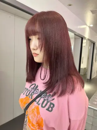 カラー 🤍垢抜け♡透明感 カラーmoeka🤍のヘアスタイル