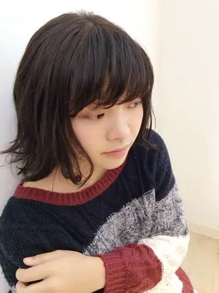 ミディアム 伊藤 光成のヘアスタイル