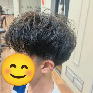 ショート パーマ メンズ 村松 和歌子のヘアスタイル