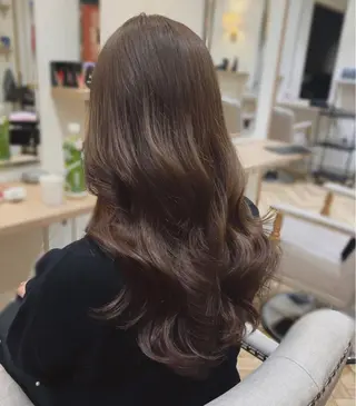 セミロング 大人韓国ヘア🎀 しょうこLuanaのヘアスタイル