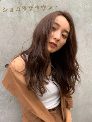 ロング カラー サロウィン新宿三丁目East所属・顔周りレイヤー/新宿 /モテ艶カラー/航介のヘアスタイル