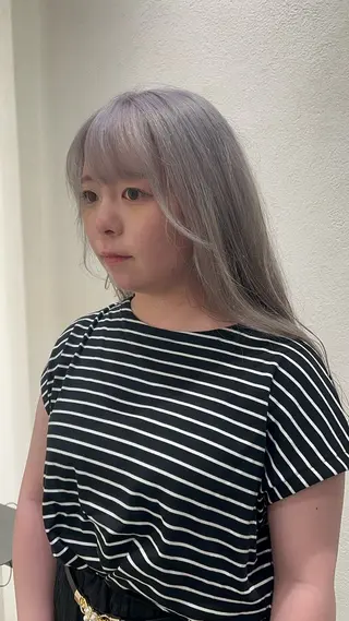 ロング カラー 髪質改善/似合わせ/ 艶髪🧡‬‪田中颯士のヘアスタイル