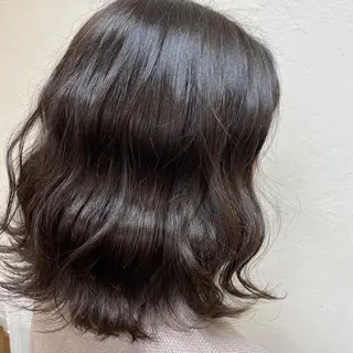 ミディアム カラー garden HAIR 優月のヘアスタイル