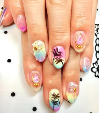 ネイル nailist cocoのネイルデザイン