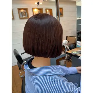 ミディアム カラー Lagom なかだのヘアスタイル