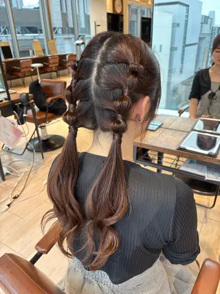 ロング 穂積 未優のヘアスタイル