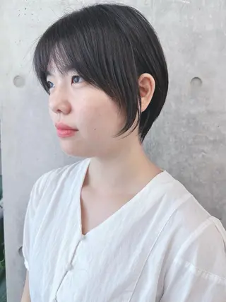 ショート ボブ/ゆるふわ ボブパーマ/とういのヘアスタイル