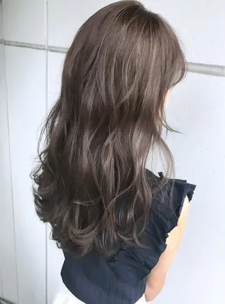 ロング カラー パーマ ヘアアレンジ メンズ キッズ 境 健助のヘアスタイル