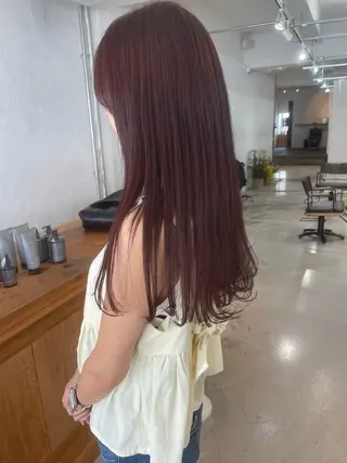 ロング カラー 柔らかブラウン/栄/ tomitaのヘアスタイル