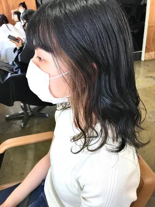 ミディアム カラー 💎髪質改善💎 デザイナーshinのヘアスタイル