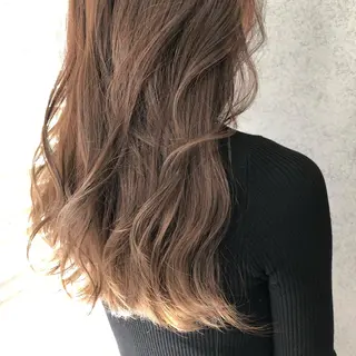ロング カラー Minami🩵 新宿のヘアスタイル