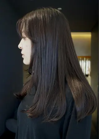 ロング カラー 飯田 優花/カットモデルのヘアスタイル