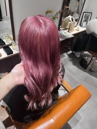 ミディアム カラー ヘアアレンジ 💠urara opus💠🩵のヘアスタイル