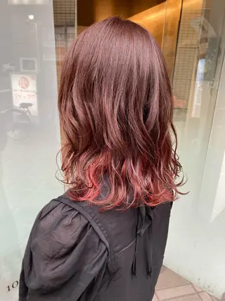 ミディアム 奥野 貴哉のヘアスタイル