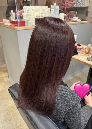 カラー 奥田 早織のヘアスタイル