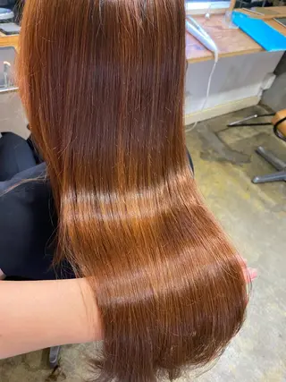 ロング カラー 和歌山髪質改善 那須優太のヘアスタイル