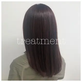 セミロング カラー ヘアアレンジ 赤味消し.髪質改善 🌿𝘠𝘜𝘙𝘐のヘアスタイル