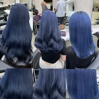 ロング 寒色＆ブリーチ特化 寒色MiOのヘアスタイル