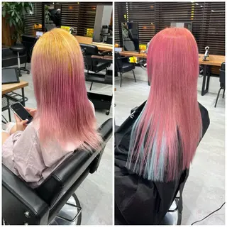 ロング カラー ショート/ウルフ カットモデル募集のヘアスタイル