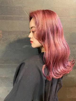 ロング カラー ヘアアレンジ 💖原宿APREA 💖yuka💖のヘアスタイル