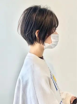 ショート カラー ⭐️小顔ショート⭐️ 大鷲拓海のヘアスタイル