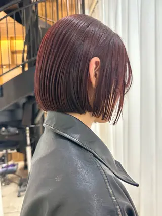 ショート ボブ/ショート/ 縮毛矯正/岸本恭明のヘアスタイル