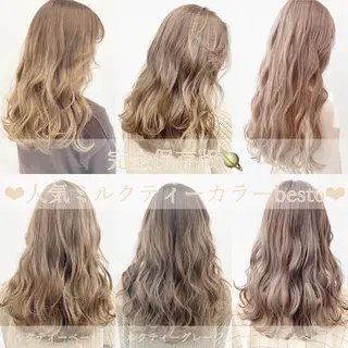 ロング カラー 【ブリーチカラー】 🌈ALIVE若山葵のヘアスタイル