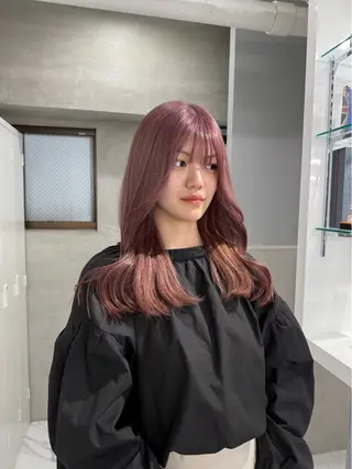 sena⌇ベージュ⌇ ブリーチなしWカラーのヘアスタイル
