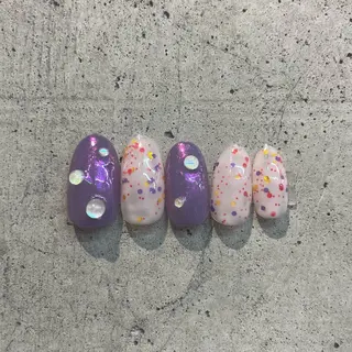 ネイル DISCO HAIR bello NAILのネイルデザイン