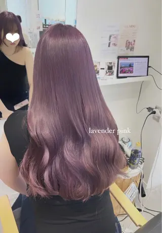 ロング カラー ブリーチなしWカラー ／レイヤー🎀マリノのヘアスタイル
