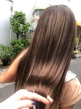 ロング カラー pep natsumiのヘアスタイル