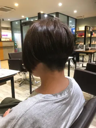 ミディアム カラー パーマ ヘアアレンジ メンズ キッズ ネイル マツエク・マツパ EnBlesS西宮 マンツーマン神道有基のヘアスタイル