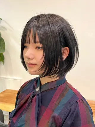 ミディアム カラー VIEW EHIME 齋藤  あつきのヘアスタイル