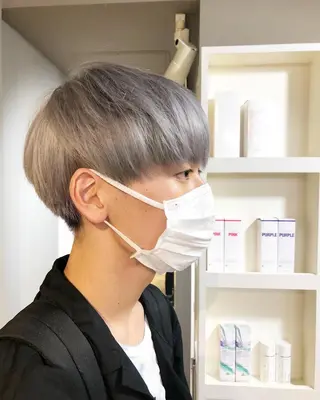 カラー ヘアアレンジ メンズ メンズ特化✂️栗原 侑也のヘアスタイル