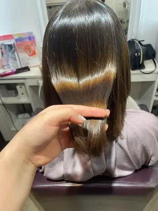 ロング メンズ 透明感カラー/ カット🎀あつこ🎀のヘアスタイル